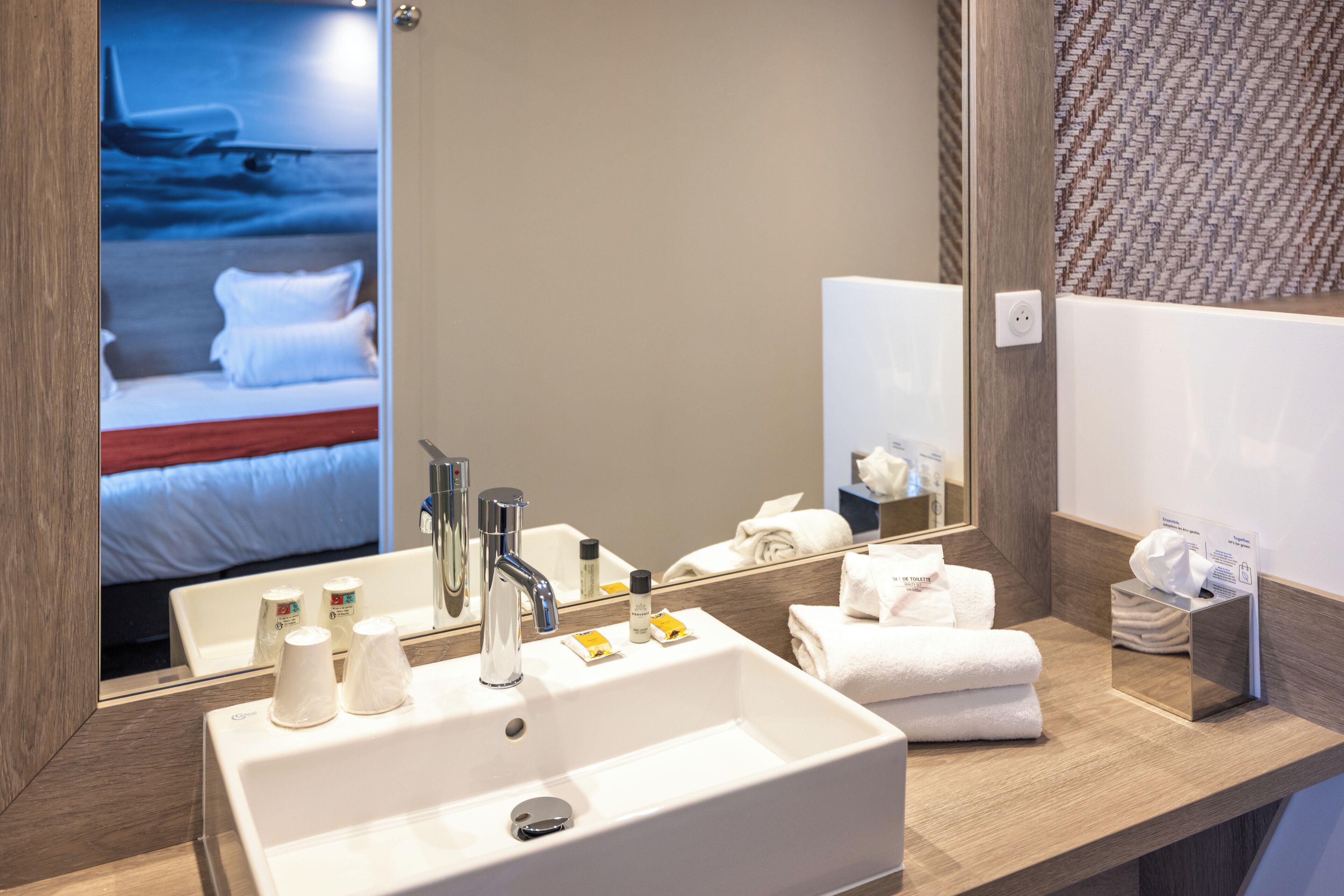 comfort room, 1 king bed, non smoking | bathroom | shower, rainfall showerhead, hair dryer, towels