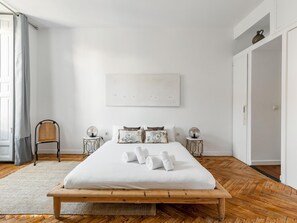 1 Schlafzimmer, Bügeleisen/Bügelbrett, kostenloses Internet, Bettwäsche