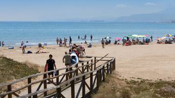 Vlak bij het strand