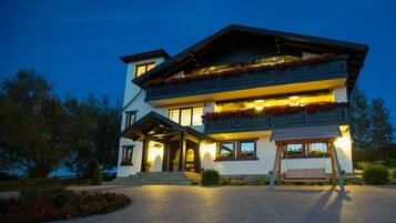 Front of property - evening/night