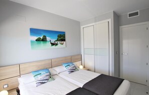 2 habitaciones, wifi gratis y ropa de cama 
