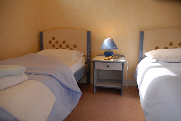 Premium bedding, desk, free WiFi, bed sheets