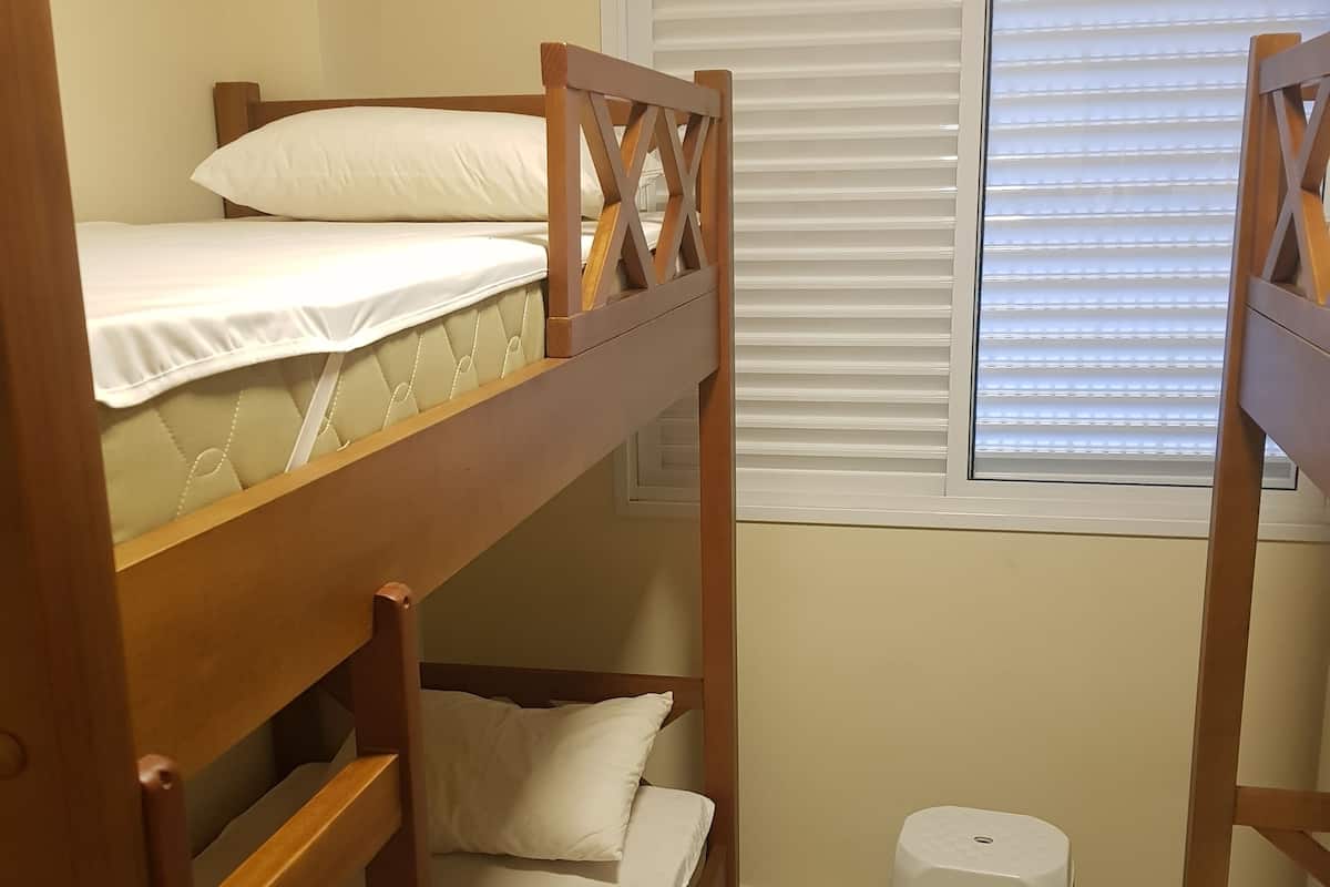 Soundproofing, free WiFi, bed sheets