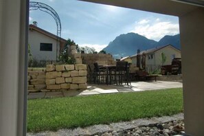 Blick von der Unterkunft