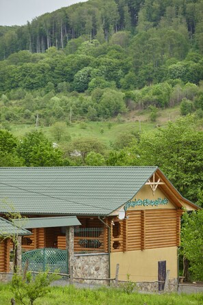 Voorkant van accommodatie