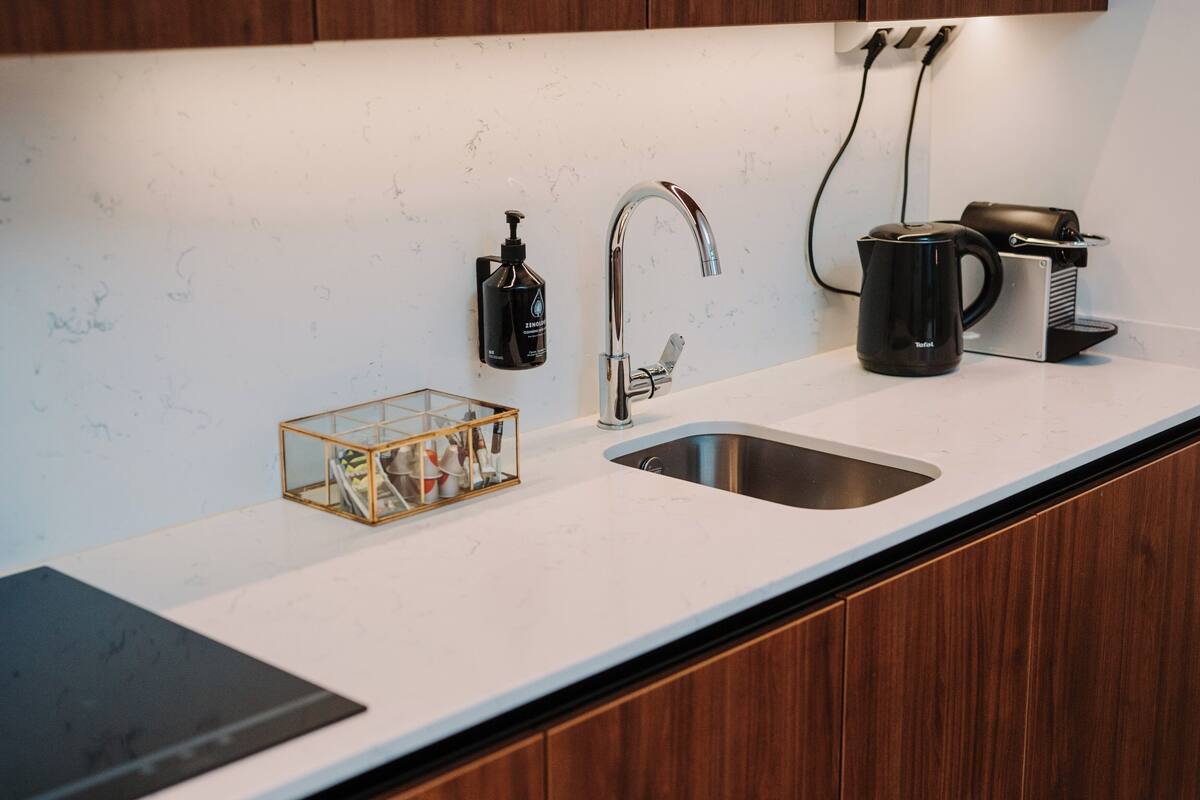 quad loft | private kitchen | mini-fridge, espresso maker, electric kettle