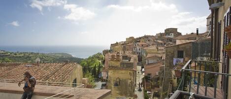 Blick von der Unterkunft