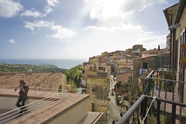 Blick von der Unterkunft