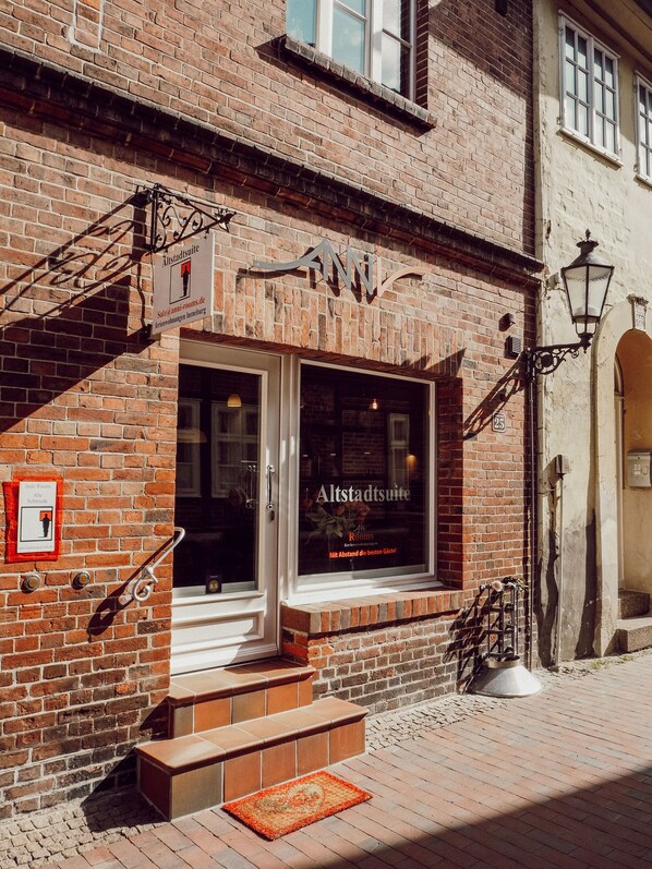 Fassade der Unterkunft