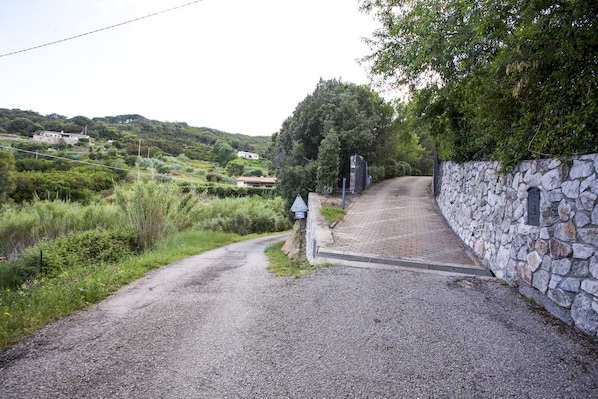 Blick von der Unterkunft