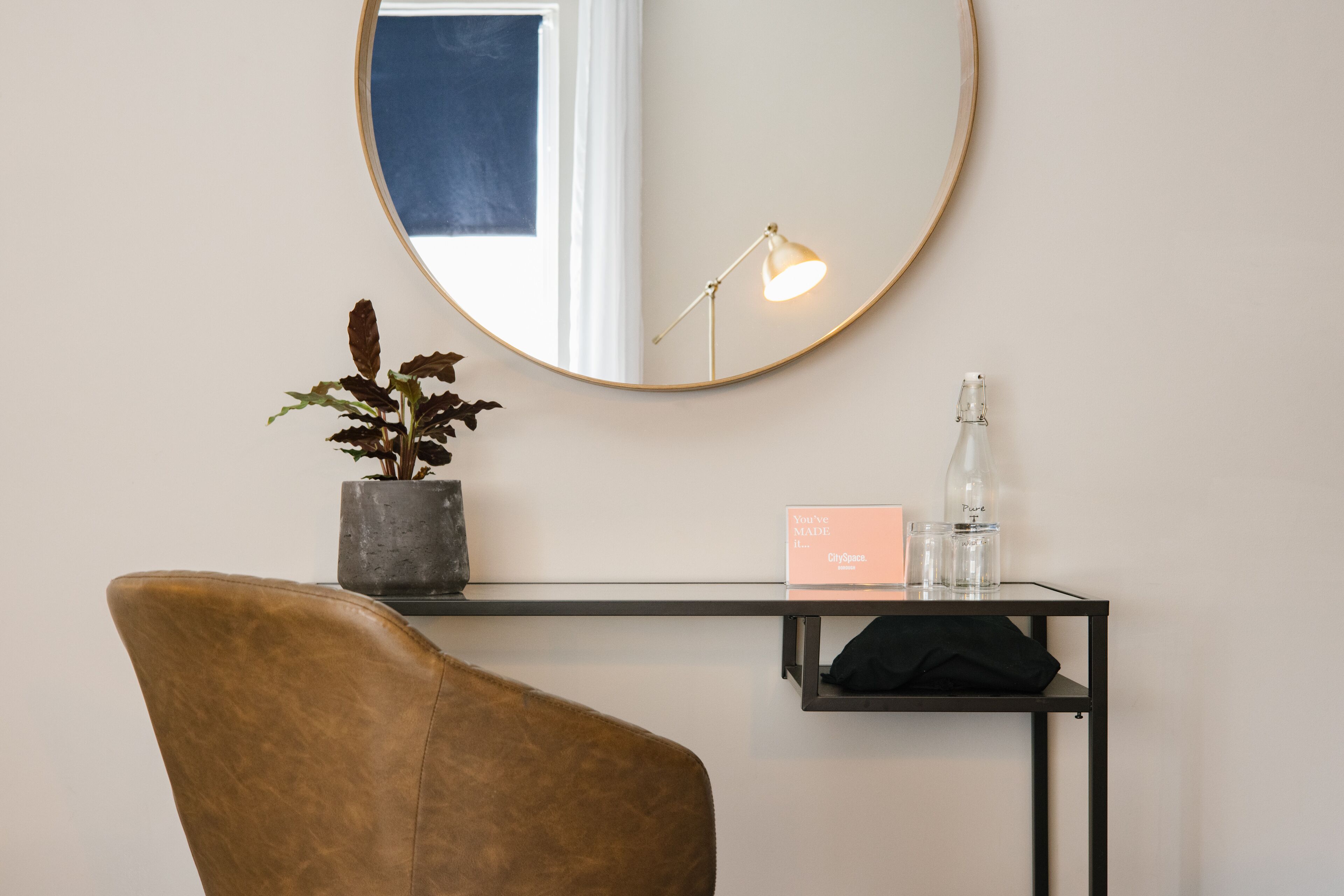 Desk, laptop workspace, iron/ironing board, free WiFi