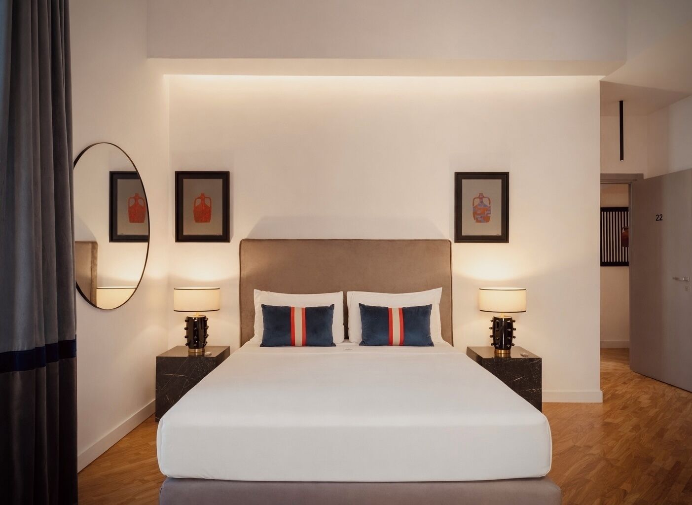 Draps en coton égyptien, literie de qualité supérieure