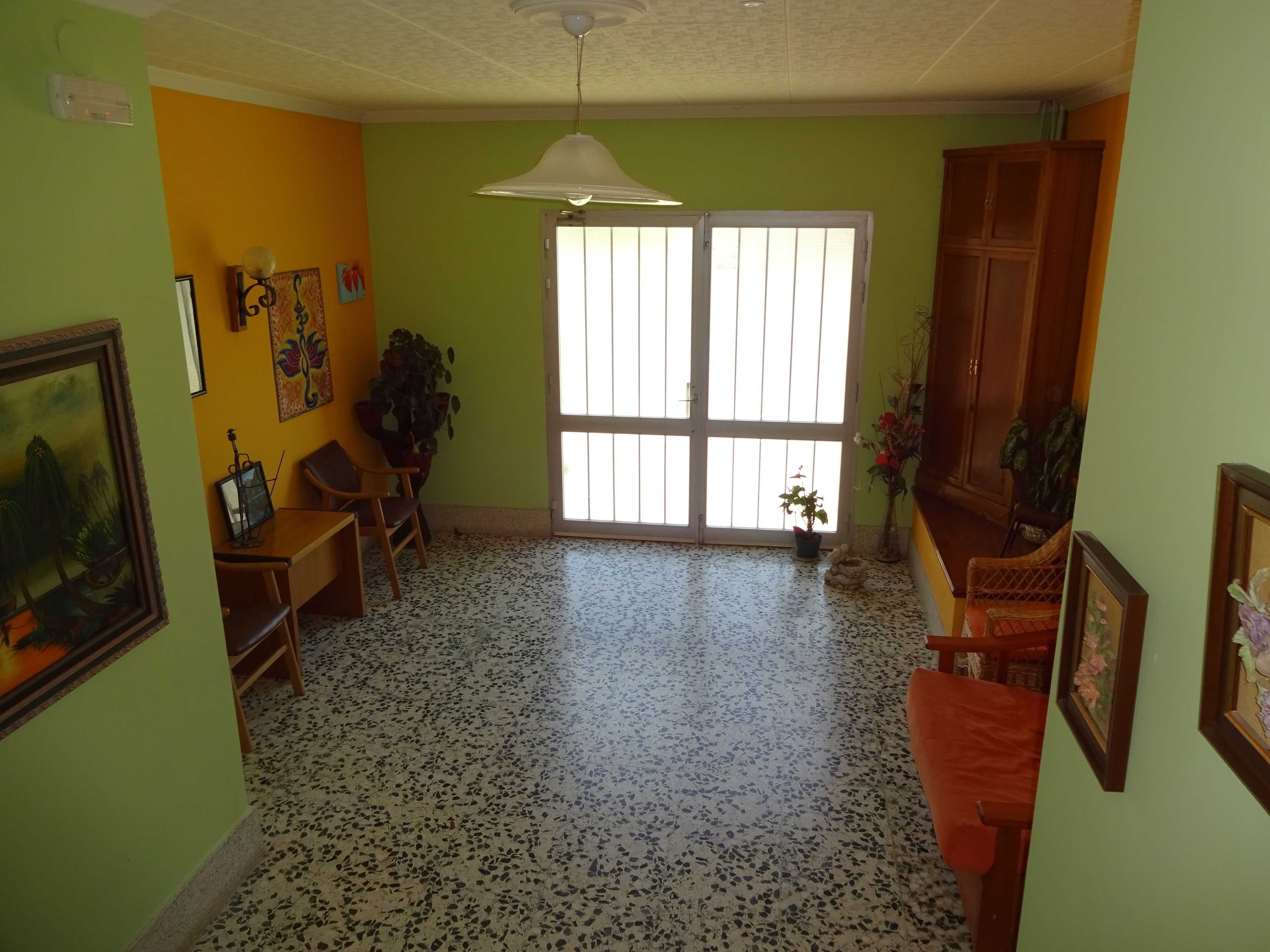 Interior entrance