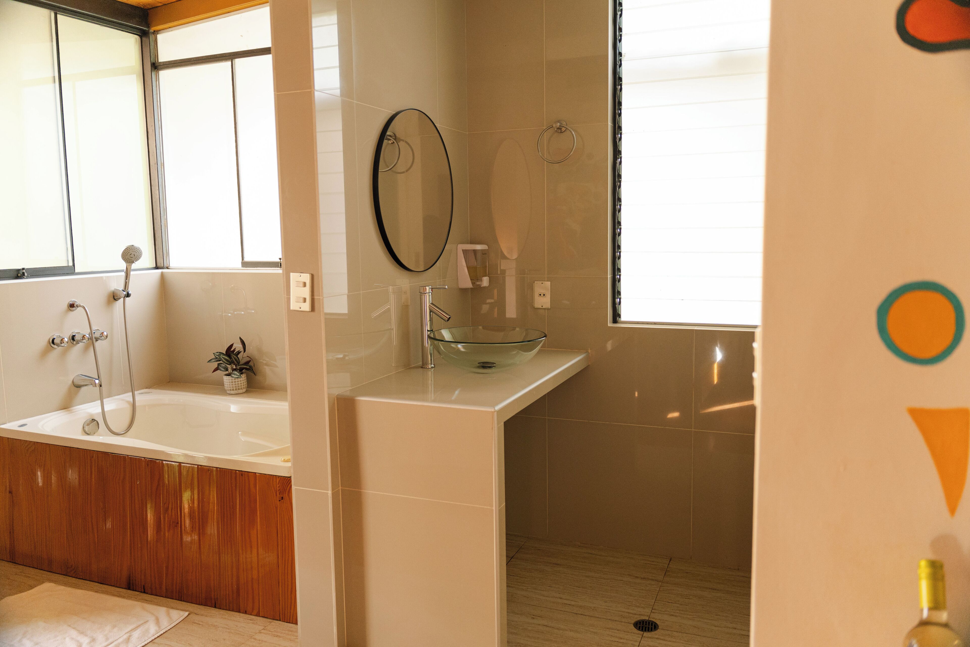 Design-Doppelzimmer, 1 Doppelbett, Hügelblick | Eigener Whirlpool