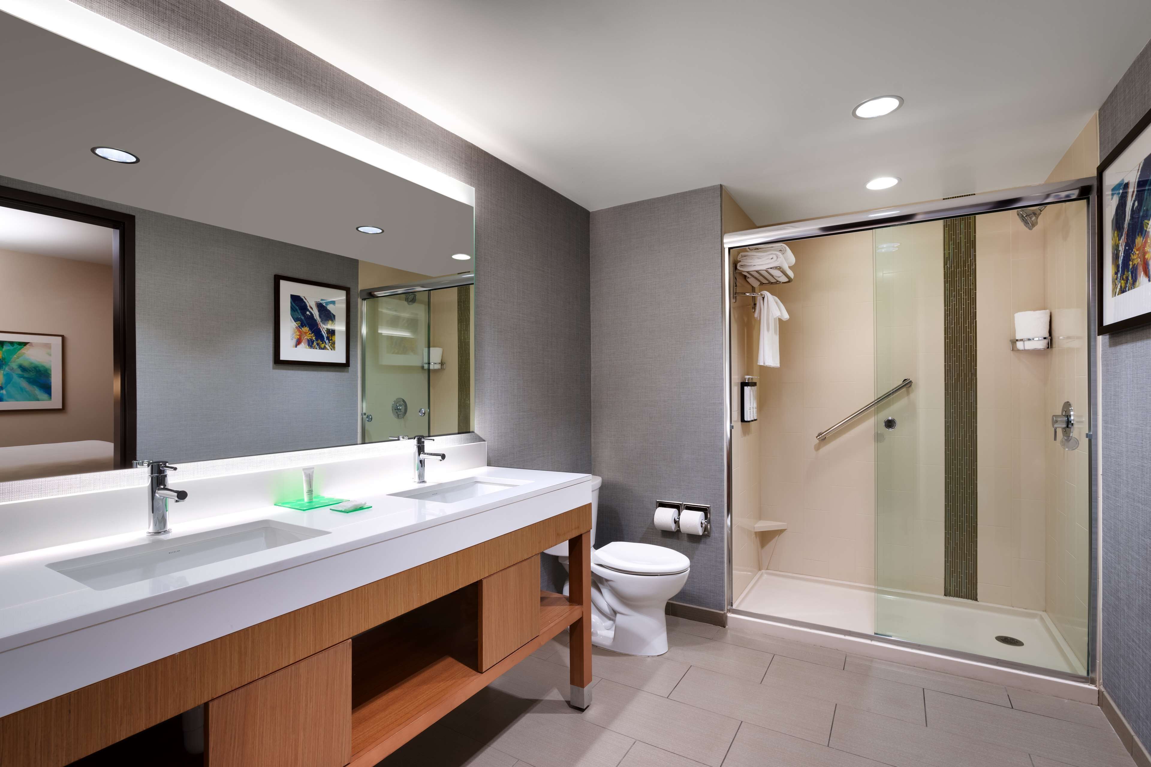 suite, 1 bedroom | bathroom | designer toiletries, hair dryer, towels