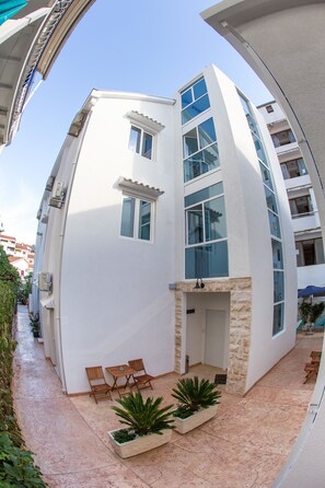 Entrada de l'allotjament