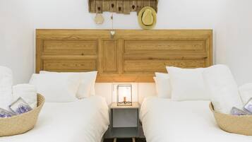 2 chambres, chambres insonorisées, fer et planche à repasser