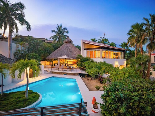 Stunning Open-Air Villa w/ Private Pool and Partial Ocean Views