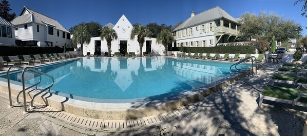 Indoor pool, outdoor pool