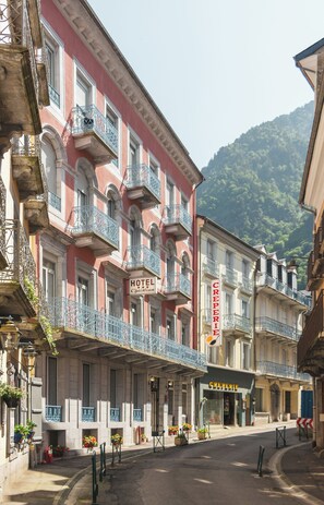 Voorkant van accommodatie