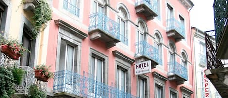 Majoituspaikan julkisivu