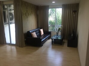 One Bedroom Apartment | Living room | LCD TV - The Clover By NPK (Chalong)