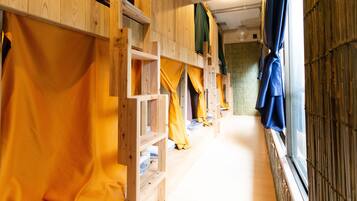 Shared Dormitory, Mixed Dorm, Shared Bathroom (Max 8 Guests) | In-room safe, blackout drapes, free WiFi, bed sheets