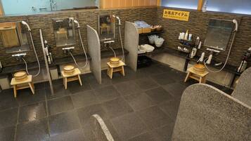 Separate tub and shower