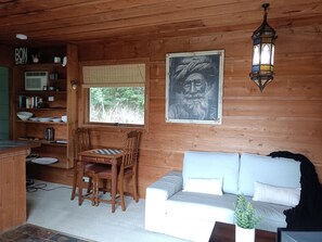 TV, fireplace, DVD player