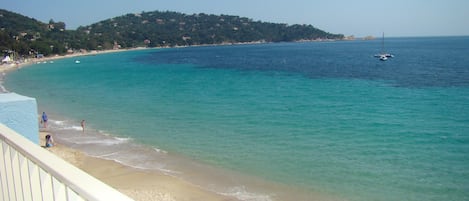 On the beach