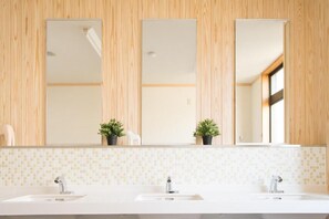 Buồng tắm vòi sen, đồ dùng nhà tắm miễn phí, máy sấy tóc
