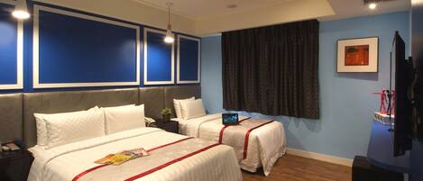 1 habitación, escritorio, cortinas blackout y sistema de insonorización