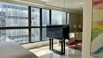 In-room safe, desk, blackout curtains, iron/ironing board