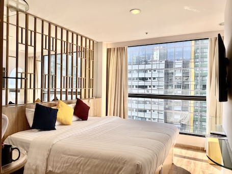 In-room safe, desk, blackout drapes, iron/ironing board