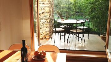 Superior appartement, 1 slaapkamer, terras | Terras