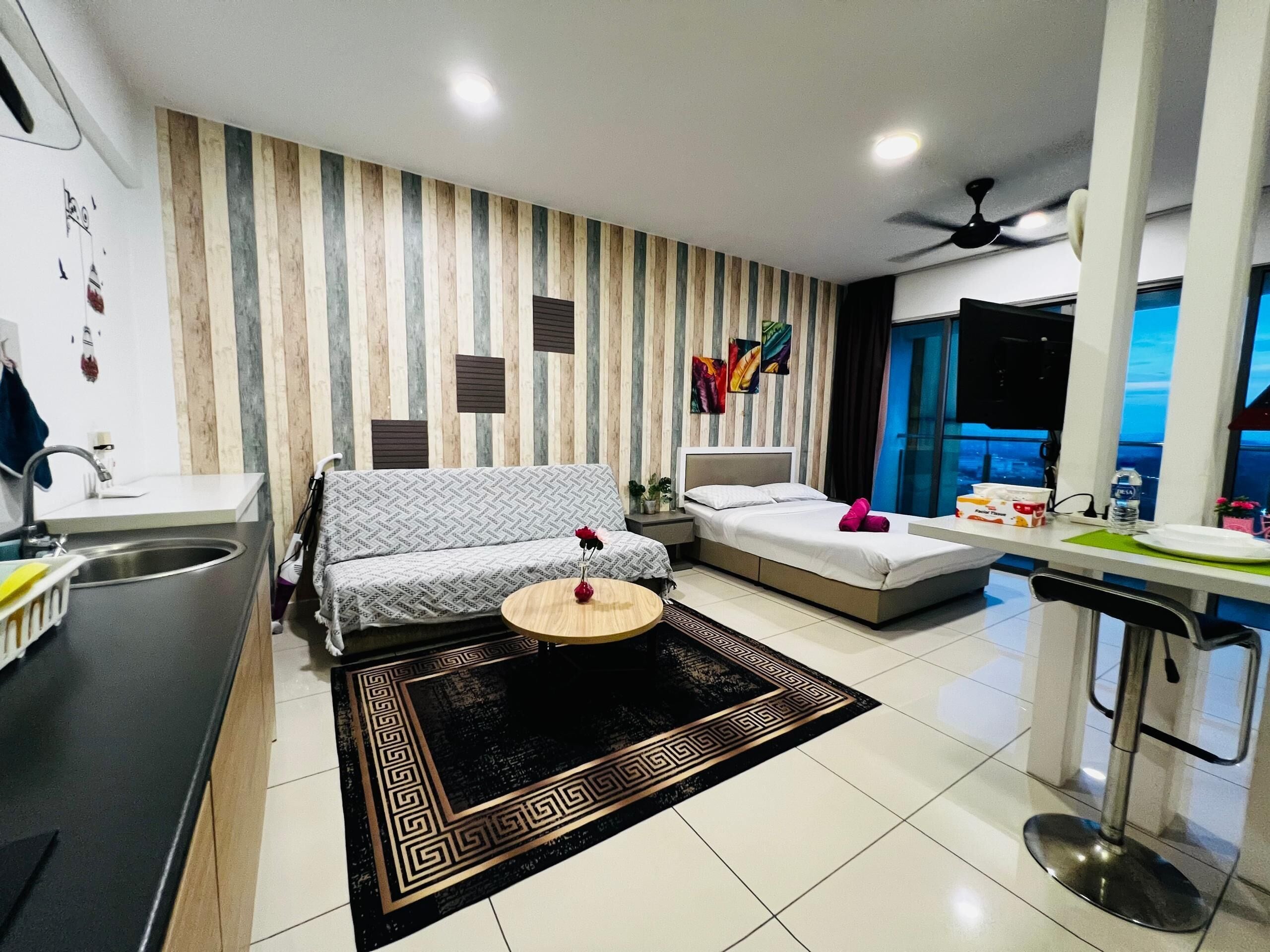 Estúdio, para não fumantes, vista para a montanha | Roupas de cama premium, individualmente decorados