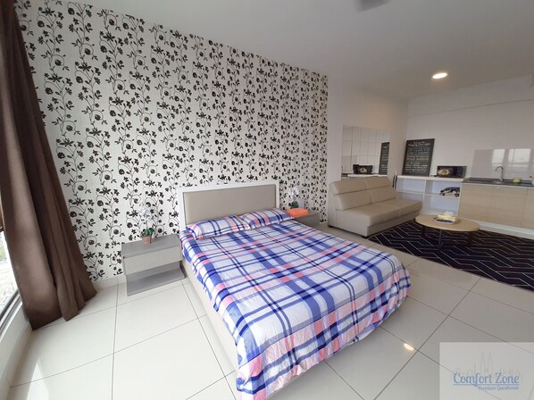 Studio, non-fumeur, vue montagne