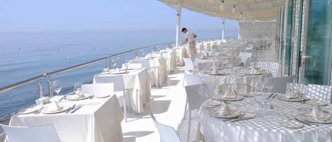 Utendørs bankettområde