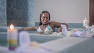 Behandlingsrom for par, kroppsbehandlinger, hydroterapi og aromaterapi