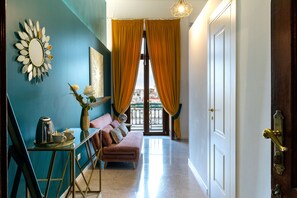 주니어 스위트, 침실 1개 | 고급 침구, 오리/거위털 이불, 미니바, 객실 내 금고