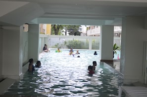 Indoor pool, outdoor pool