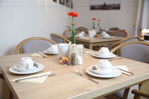 Daily buffet breakfast (EUR 9.50 per person)