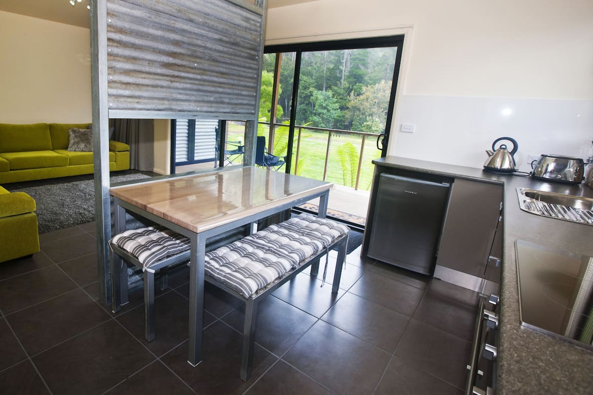 Cottage, 1 Bedroom, Accessible, River View | Living area | Flat-screen TV