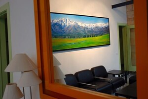 Sala de estar en el lobby