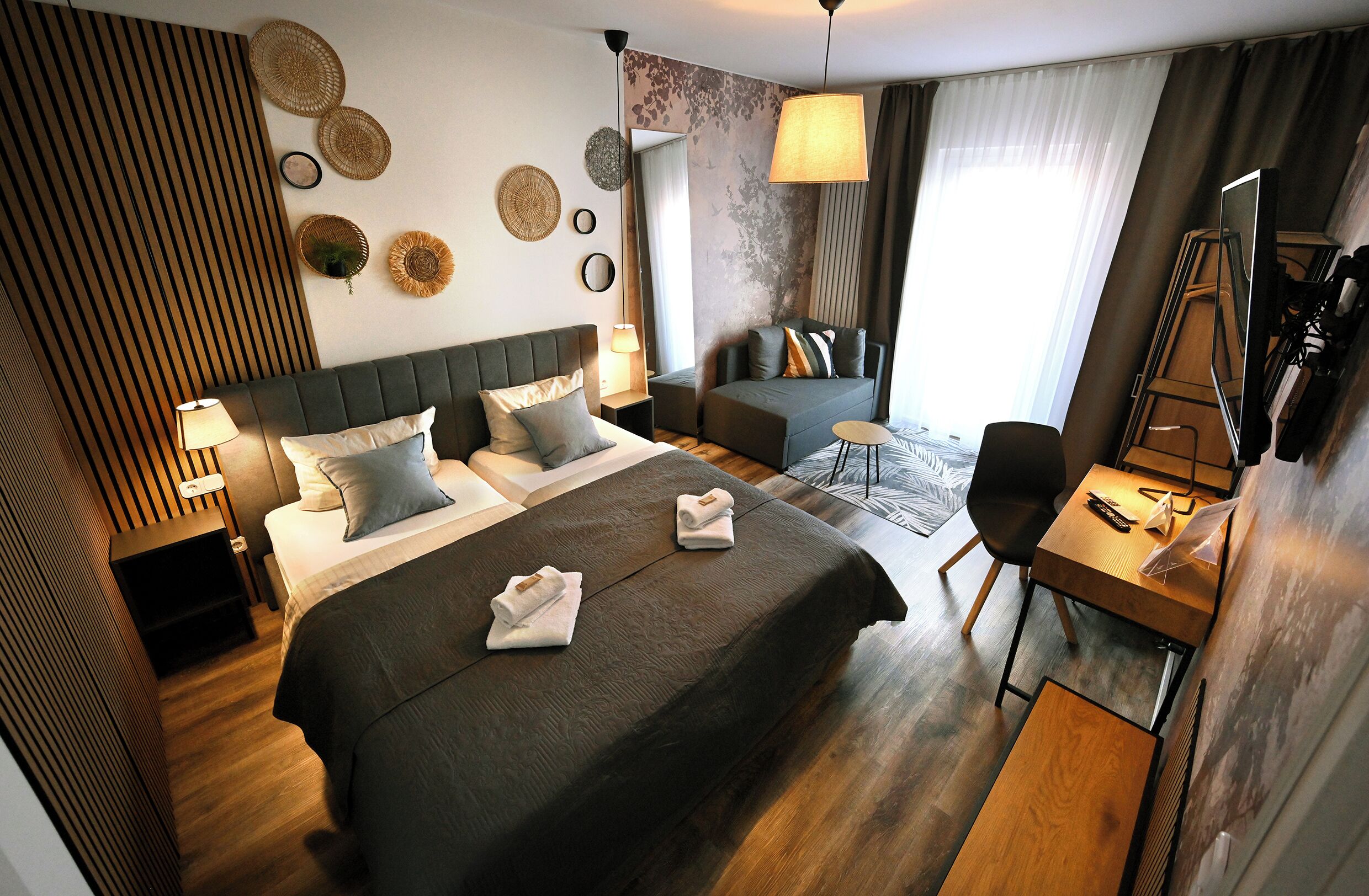 Superior-Doppelzimmer | Allergikerbettwaren, individuell dekoriert, individuell eingerichtet