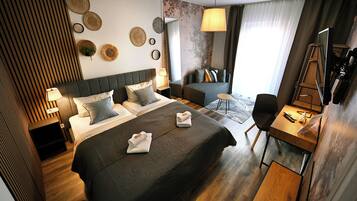 Superior-Doppelzimmer | Allergikerbettwaren, individuell dekoriert, individuell eingerichtet