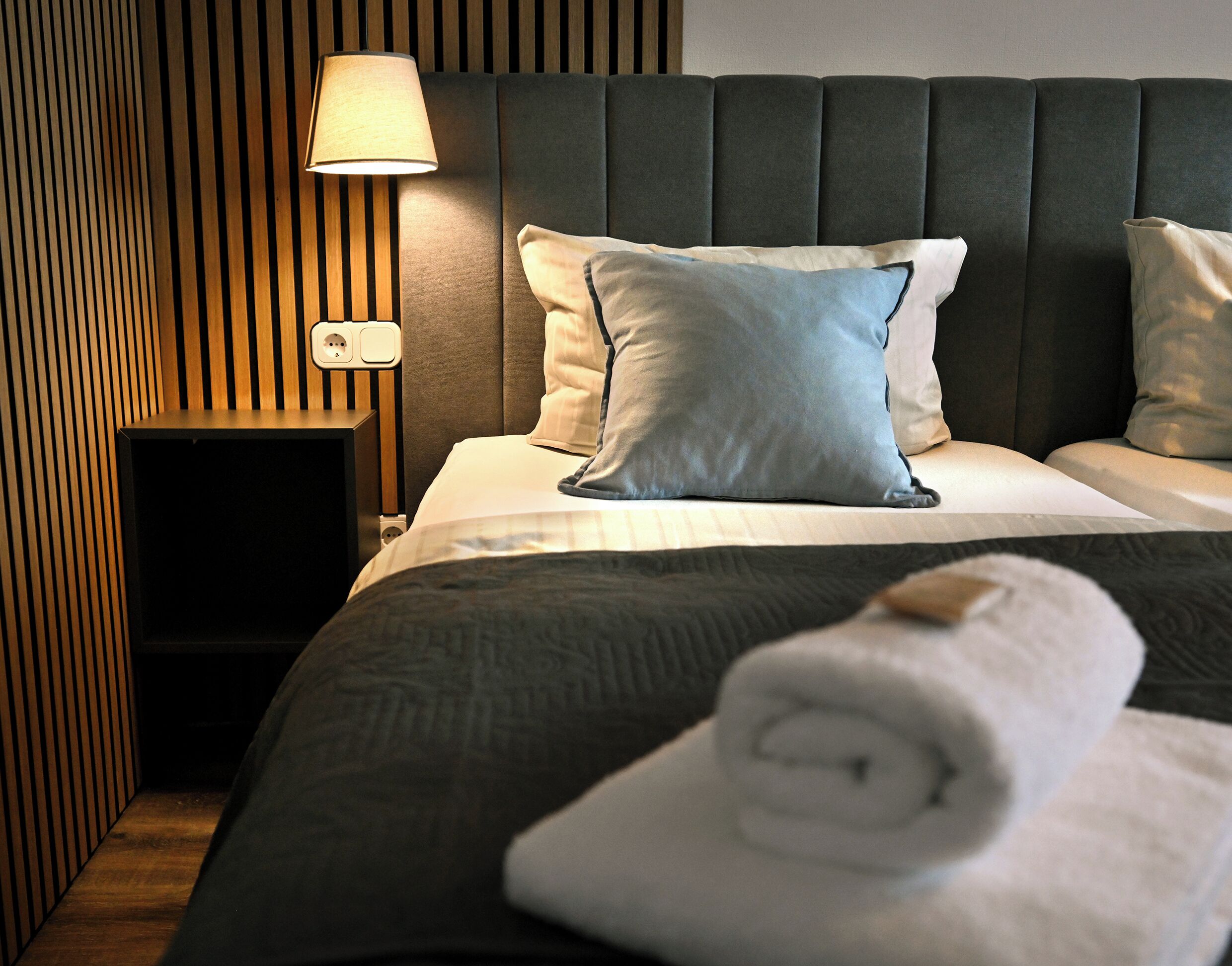 Superior-herbergi með tvíbreiðu rúmi | Ofnæmisprófaður sængurfatnaður, sérhannaðar innréttingar