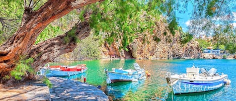 Beach nearby, white sand