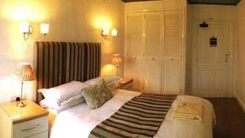 Egyptian cotton sheets, down duvets, individually decorated