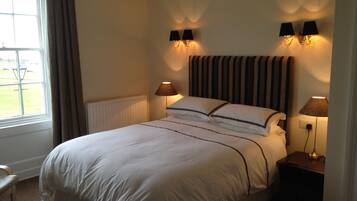 Egyptian cotton sheets, down duvets, individually decorated